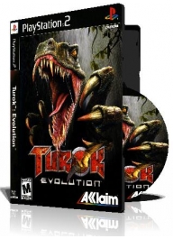 Turok Evolution ps2 با کاور کامل و قاب وچاپ روی دیسک